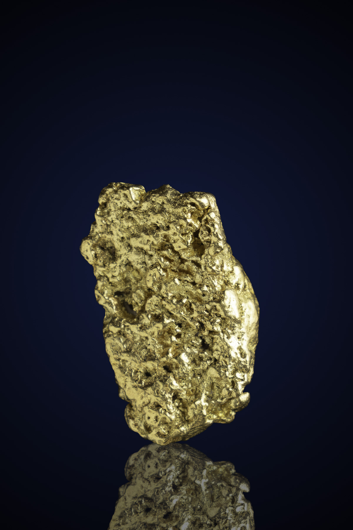 Stunning, Lustrous Natural Gold Nugget - Auburn, CA - 5.34 Grams (image for) Stunning, Lustrous Natural Gold Nugget - Auburn, CA - 5.34 Grams